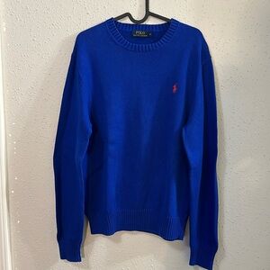 ralph lauren royal blue sweater